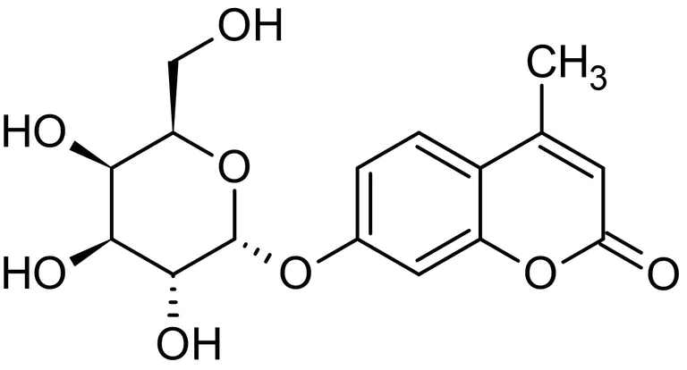 Chemical Structure - MU-alpha-GAL, Fluorogenic alpha-D-galactosidase substrate (AB146357)