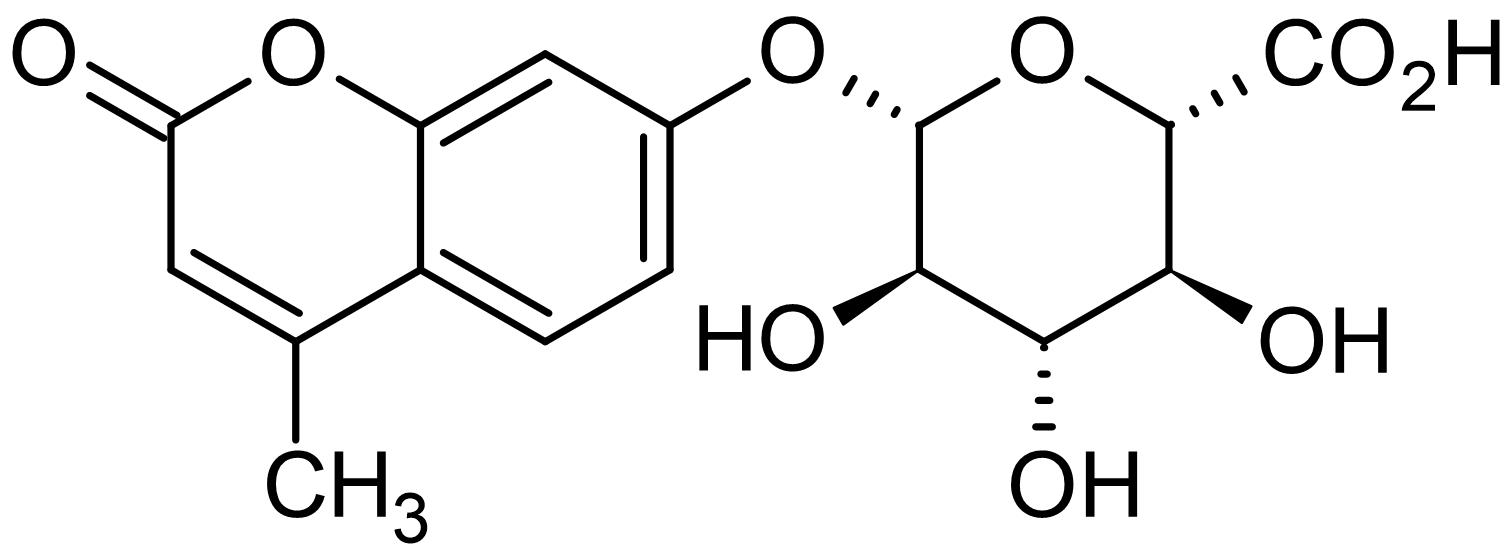 Chemical Structure - MUG, Fluorescent beta-glucuronidase substrate (AB146354)