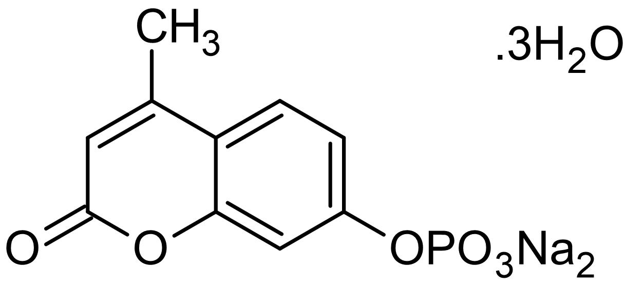 Chemical Structure - MUP disodium salt trihydrate, Fluorogenic phosphatase substrate (AB146521)