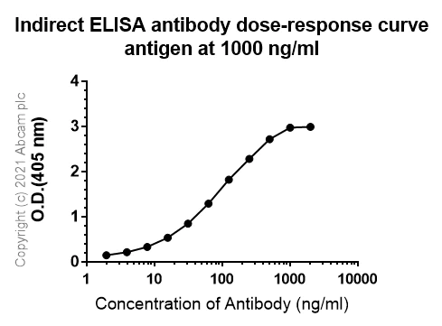 Indirect ELISA - Anti-Myc tag antibody [Hyper-myc] (AB289981)