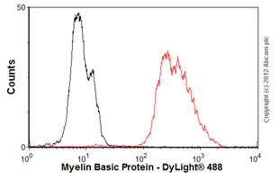 Flow Cytometry - Anti-Myelin Basic Protein antibody [MBP101] - BSA and Azide free (AB62631)