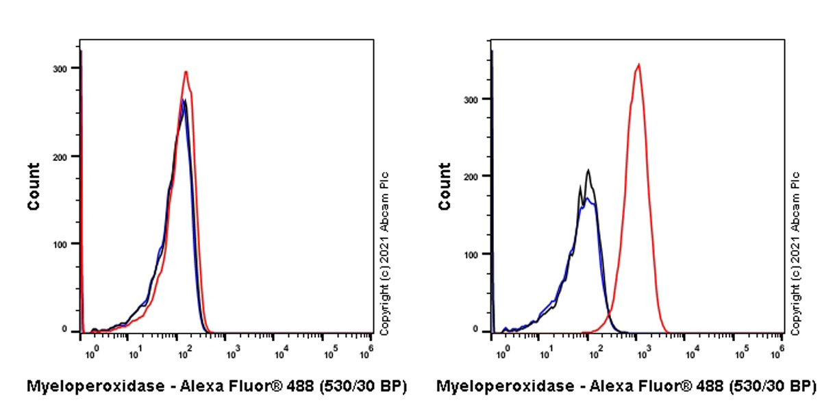 Flow Cytometry (Intracellular) - Anti-Myeloperoxidase antibody [EPR4793] (AB134132), expandable thumbnail