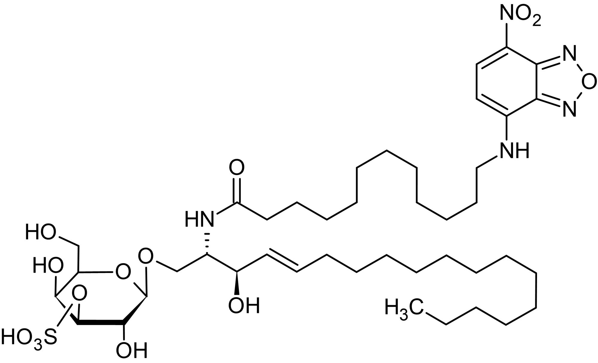 N-Dodecanoyl-NBD-sulfatide, Fluorescent C12:0-sulfatide analog