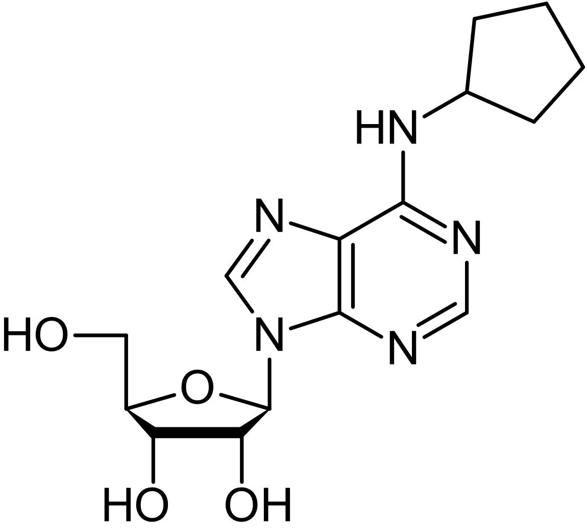 Chemical Structure - N6-Cyclopentyladenosine (CPA), A1 agonist (AB120398)