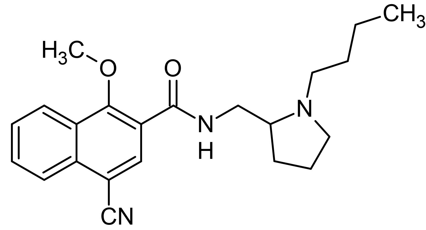 Chemical Structure - Nafadotride, D3 antagonist (AB120742), expandable thumbnail