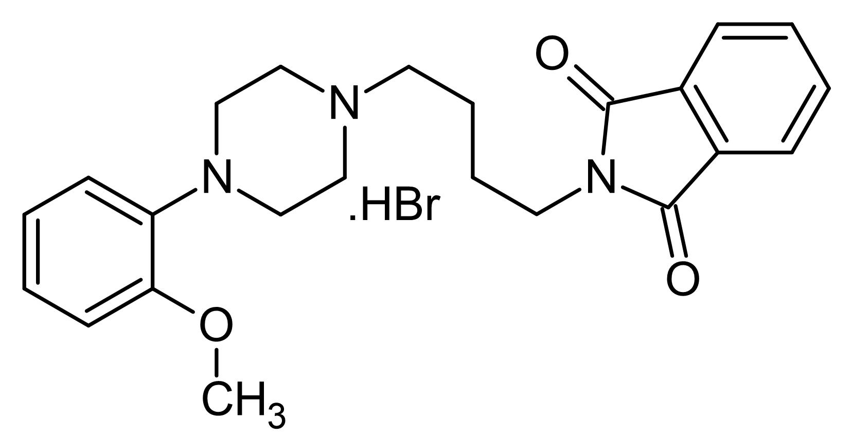 Chemical Structure - NAN-190 hydrobromide, 5-HT1A antagonist (AB120543), expandable thumbnail
