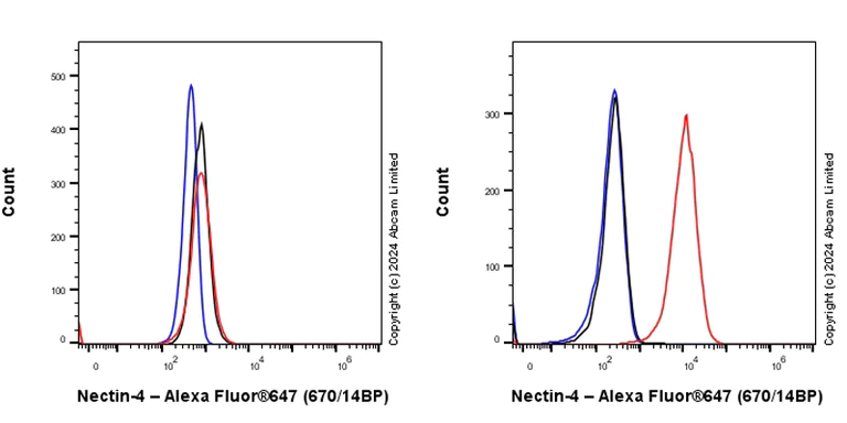 Flow Cytometry - Anti-Nectin-4 antibody [RM1257] (AB322927)