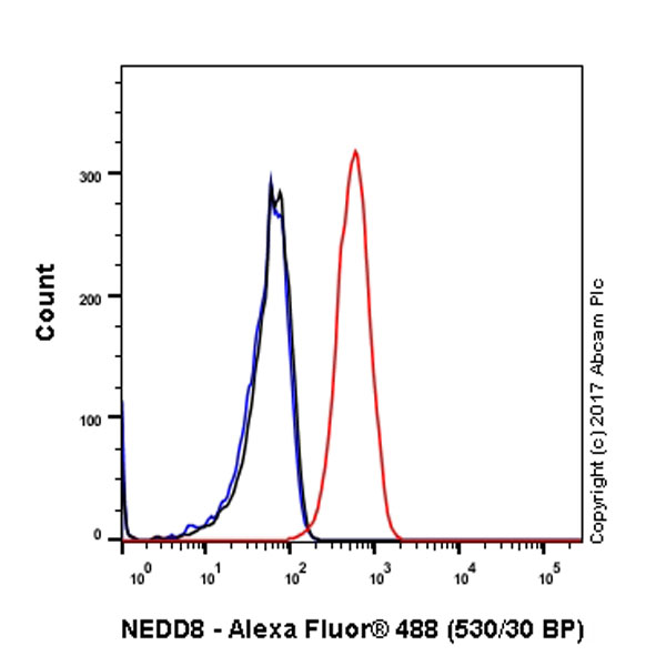 Flow Cytometry (Intracellular) - Anti-NEDD8 antibody [Y297] - BSA and Azide free (AB220816)