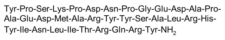 Chemical Structure - Neuropeptide Y (NPY) (human, rat), Endogenous neuropeptide (AB120208)