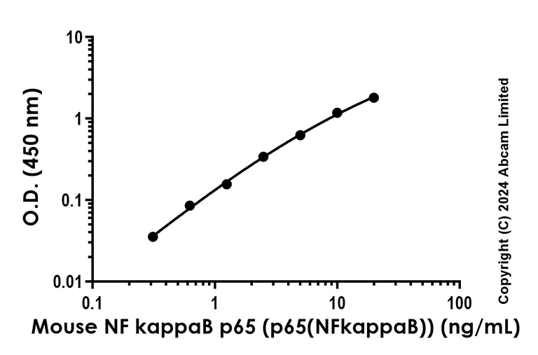 Sandwich ELISA - Anti-NF-kB p65 antibody [EPR20592-246] - BSA and Azide free (Detector) (AB281081)
