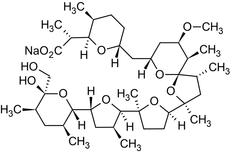 Chemical Structure - Nigericin Na+ salt, K+ ionophore (AB120494)