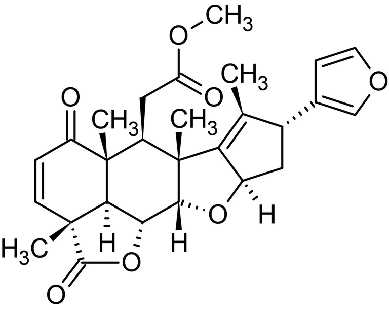 Chemical Structure - Nimbolide, CyclinA and ERK1/2 inhibitor (AB142138)
