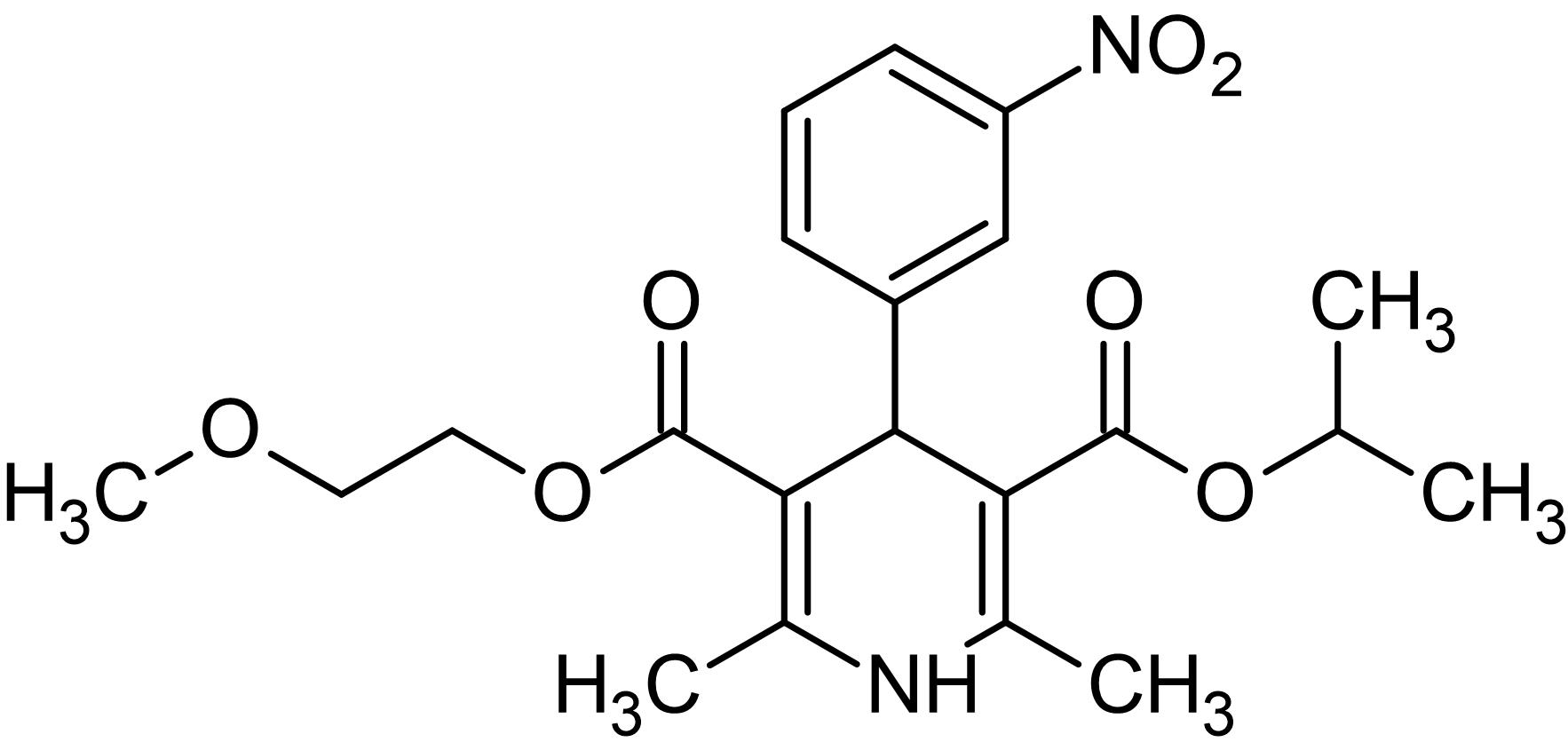 Chemical Structure - Nimodipine, L-type Ca2+ channel blocker (AB120138), expandable thumbnail