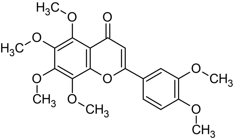 Chemical Structure - Nobiletin, Matrix metalloprotease (MMP) inhibitor (AB142927)