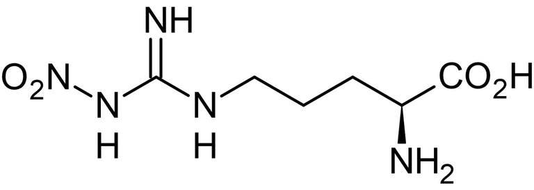 Chemical Structure - Nomega-Nitro-L-arginine (L-NNA), Nitric oxide synthase inhibitor (AB141312)