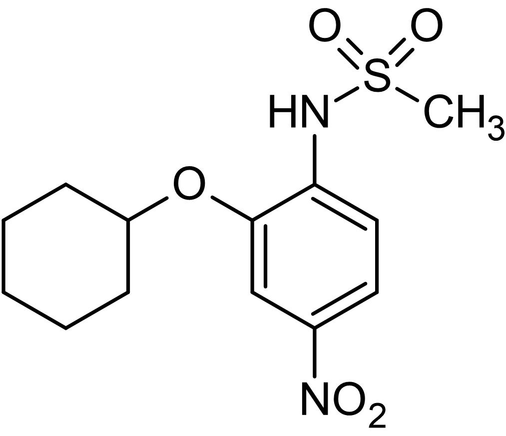 Chemical Structure - NS 398, COX-2 inhibitor (AB120295), expandable thumbnail