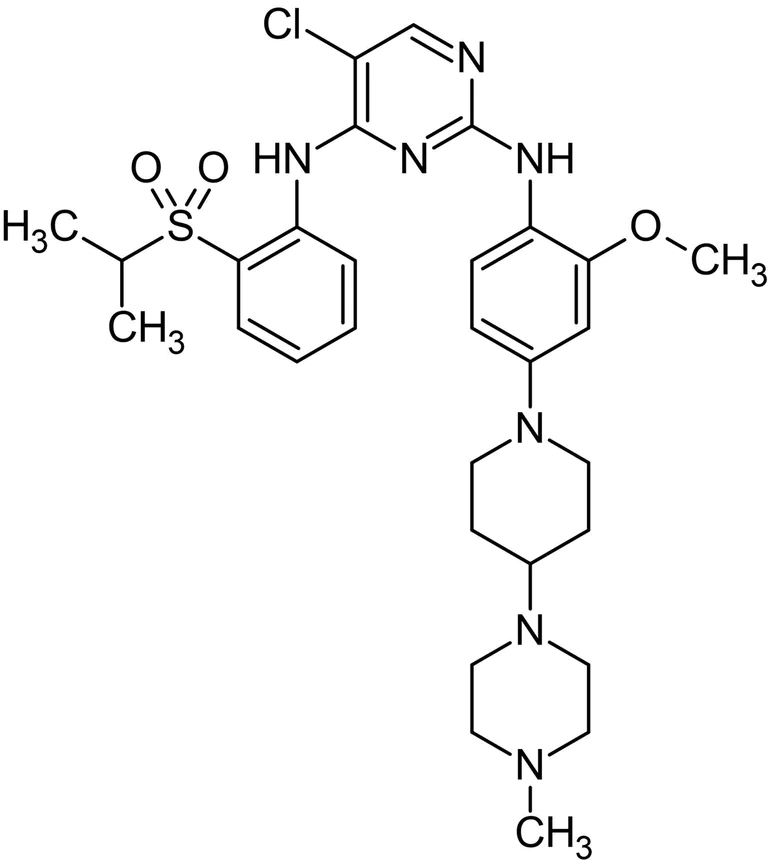 Chemical Structure - NVP-TAE684, ALK inhibitor (AB142082)