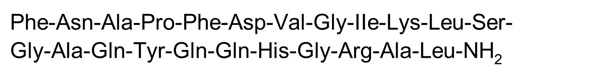 Chemical Structure - Obestatin, endogenous peptide involved in feeding (AB120071), expandable thumbnail