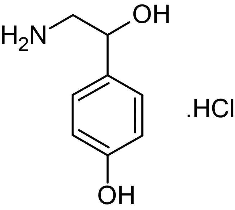 Chemical Structure - Octopamine hydrochloride, beta3 agonist: invertebrate biogenic amine (AB120770)