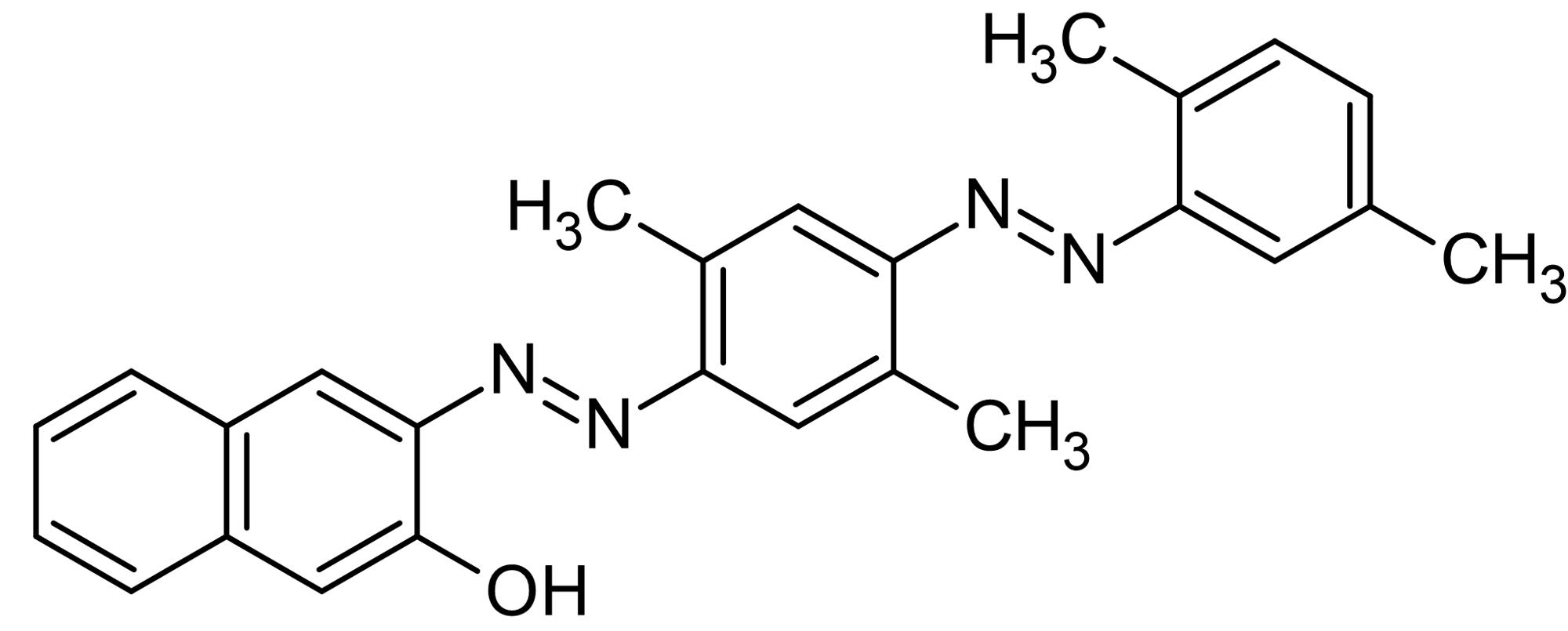 Chemical Structure - Oil Red O, Lysochrome diazo dye (AB146295), expandable thumbnail