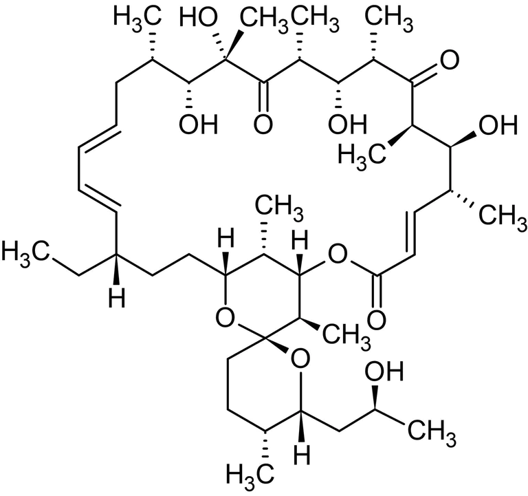 Chemical Structure - Oligomycin A, ATP synthase inhibitor (AB143423)