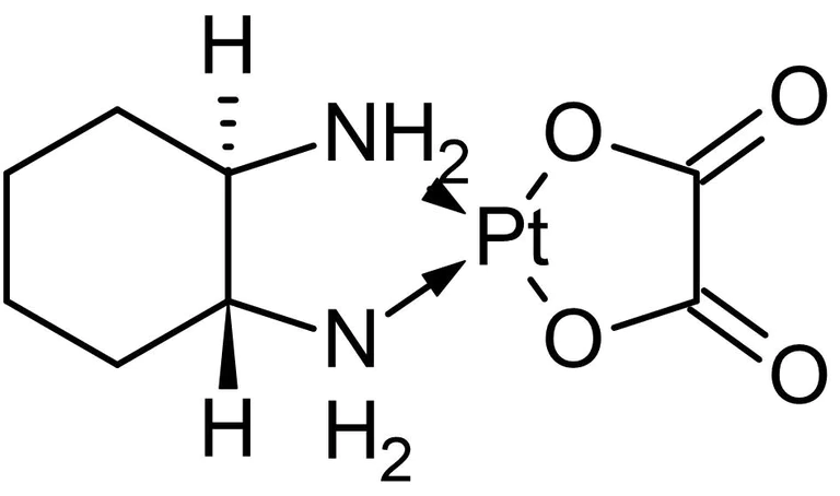 Chemical Structure - Oxaliplatin, Platinum anticancer agent (AB141054)