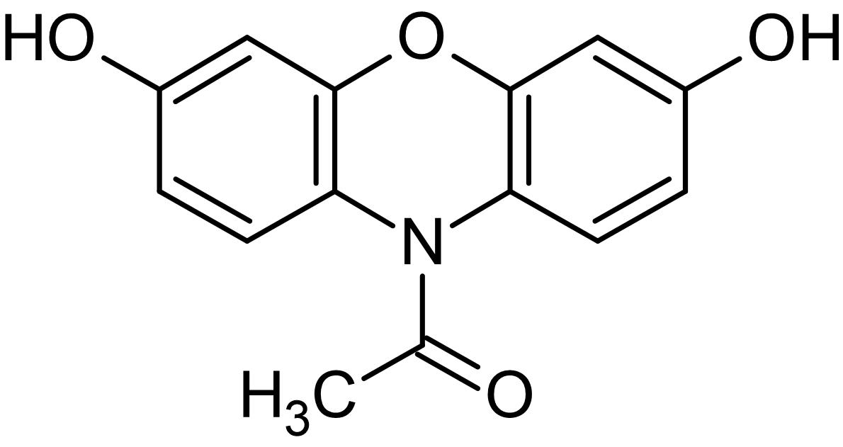 Chemical Structure - OxiRed™ probe, peroxidase fluorogenic substrate (AB142045), expandable thumbnail