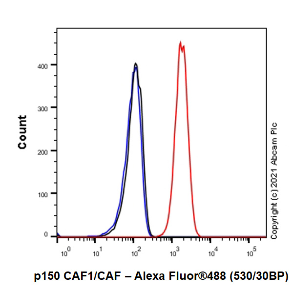 Flow Cytometry (Intracellular) - Anti-p150 CAF1/CAF antibody [EPR5576(2)] (AB126625)