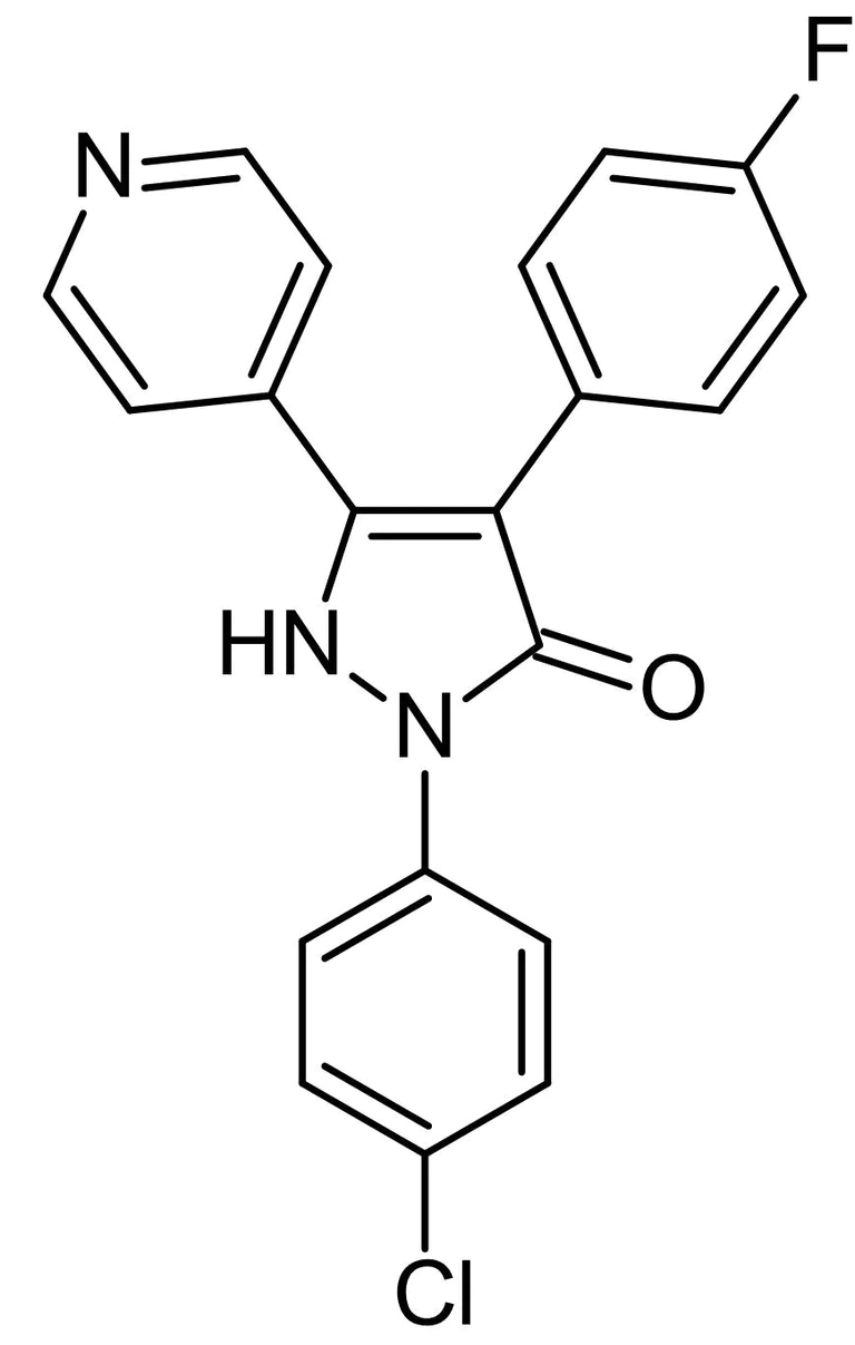 Chemical Structure - p38 MAP Kinase Inhibitor, p38 MAPK inhibitor (AB145872)
