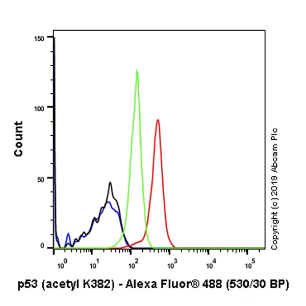 Flow Cytometry (Intracellular) - Anti-p53 (acetyl K382) antibody [EPR358(2)] (AB75754), expandable thumbnail