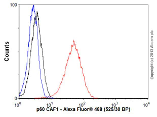Flow Cytometry (Intracellular) - Anti-p60 CAF1/MPP7 antibody [EPR6105] (AB109442)