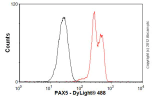 Flow Cytometry (Intracellular) - Anti-PAX5 antibody [EPR3730(2)] (AB109443)