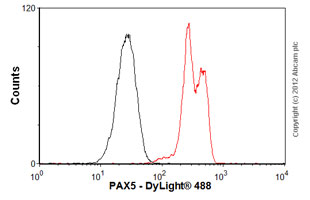 Flow Cytometry (Intracellular) - Anti-PAX5 antibody [EPR3730(2)] - BSA and Azide free (ab193556), expandable thumbnail