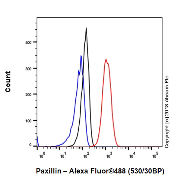 Flow Cytometry (Intracellular) - Anti-Paxillin antibody [E228] (AB32115)