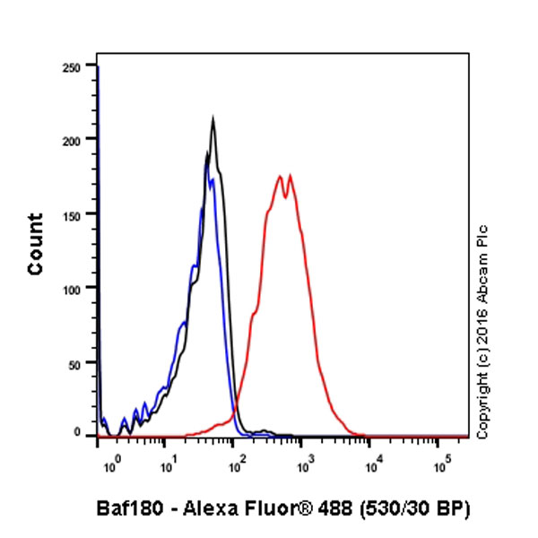 Flow Cytometry (Intracellular) - Anti-PBRM1/BAF180 antibody [EPR15860] - BSA and Azide free (AB240338)