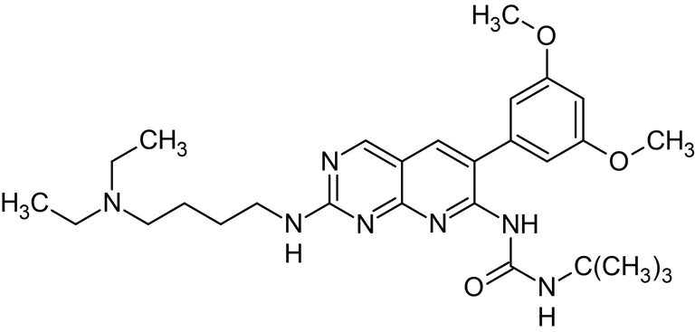 Chemical Structure - PD 173074, FGFR1 and FGFR3 inhibitor (AB141117)
