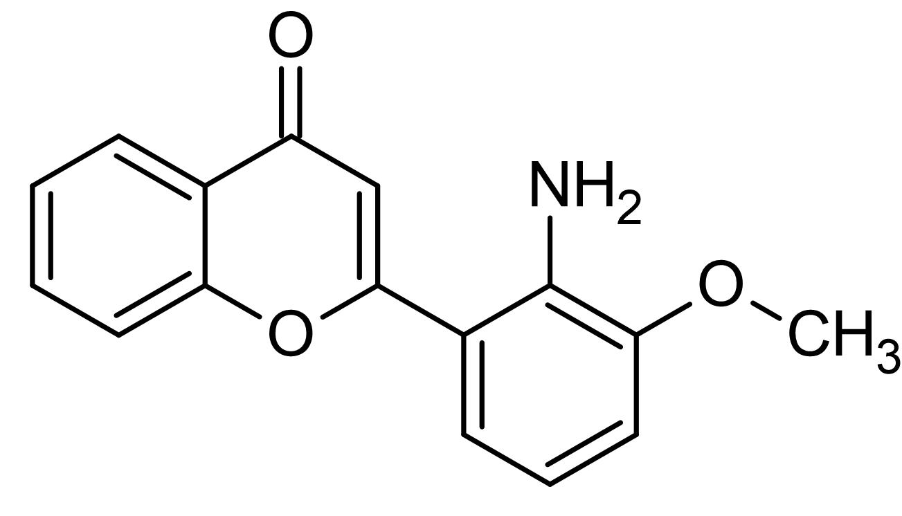 Chemical Structure - PD 98059, MEK1 inhibitor (AB120234), expandable thumbnail