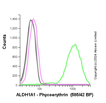 Flow Cytometry (Intracellular) - PE Anti-ALDH1A1 antibody [EP1933Y] (AB209437)