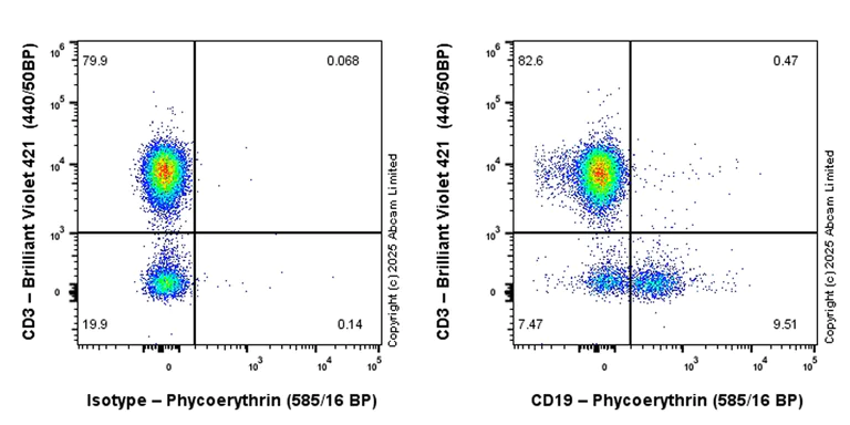 Flow Cytometry - PE Anti-CD19 antibody [EPR28949-512] (AB324152)