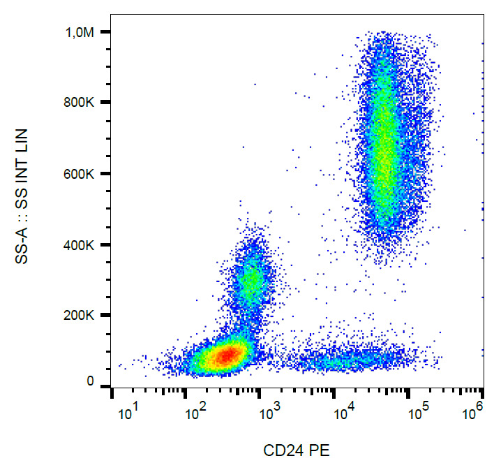 Flow Cytometry - PE Anti-CD24 antibody [SN3] (AB77219)