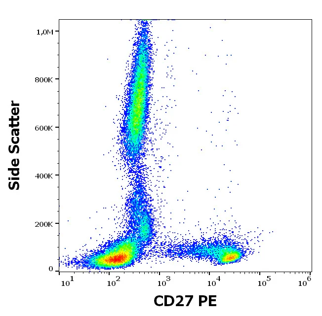 Flow Cytometry - PE Anti-CD27 antibody [LT27] (AB326504)