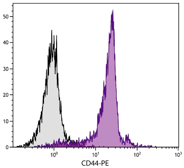 Flow Cytometry - PE Anti-CD44 antibody [KM201] (AB25224)