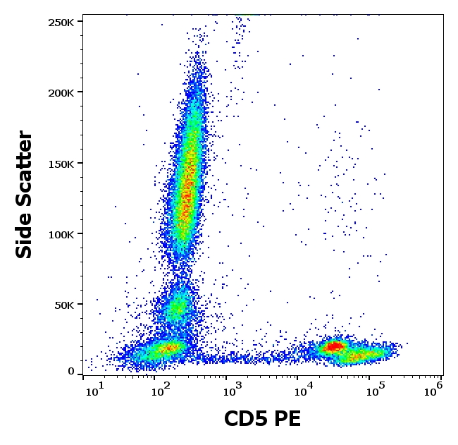 Flow Cytometry - PE Anti-CD5 antibody [CRIS1] (AB269292)