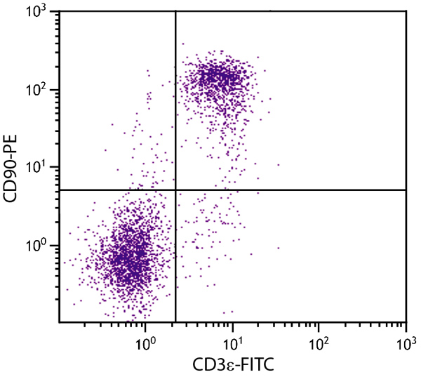 Flow Cytometry - PE Anti-CD90 / Thy1 antibody [G7] (AB24904), expandable thumbnail