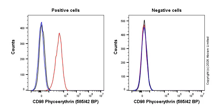 Flow Cytometry - PE Anti-CD98 antibody [EPR27110-42] (AB322668)