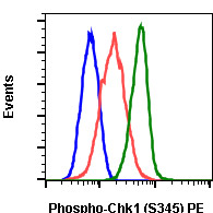 Flow Cytometry - PE Anti-Chk1 (phospho S345) antibody [Chk1S345-R3F9] (AB278744), expandable thumbnail