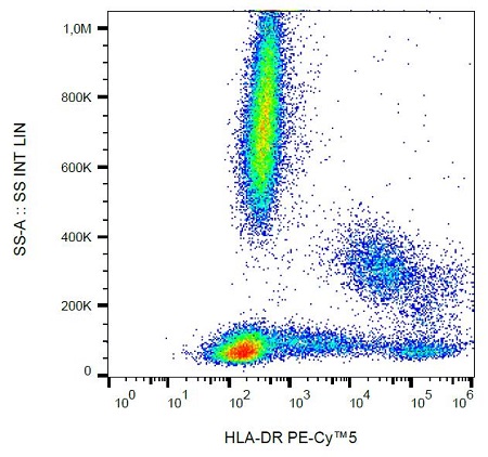 Flow Cytometry - PE/Cy5® Anti-HLA-DR antibody [L243] (AB239296)