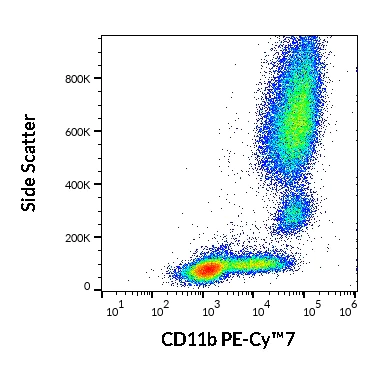Flow Cytometry - PE/Cy7® Anti-CD11b antibody [ICRF44] (AB269334)