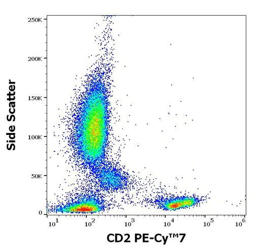 Flow Cytometry - PE/Cy7® Anti-CD2 antibody [TS1/8] (AB233252)