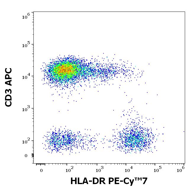 Flow Cytometry - PE/Cy7® Anti-HLA-DR antibody [L243] (AB239318), expandable thumbnail